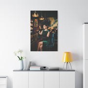 Couture Bar Lounge Woman Portrait Wall Art & Canvas Print
