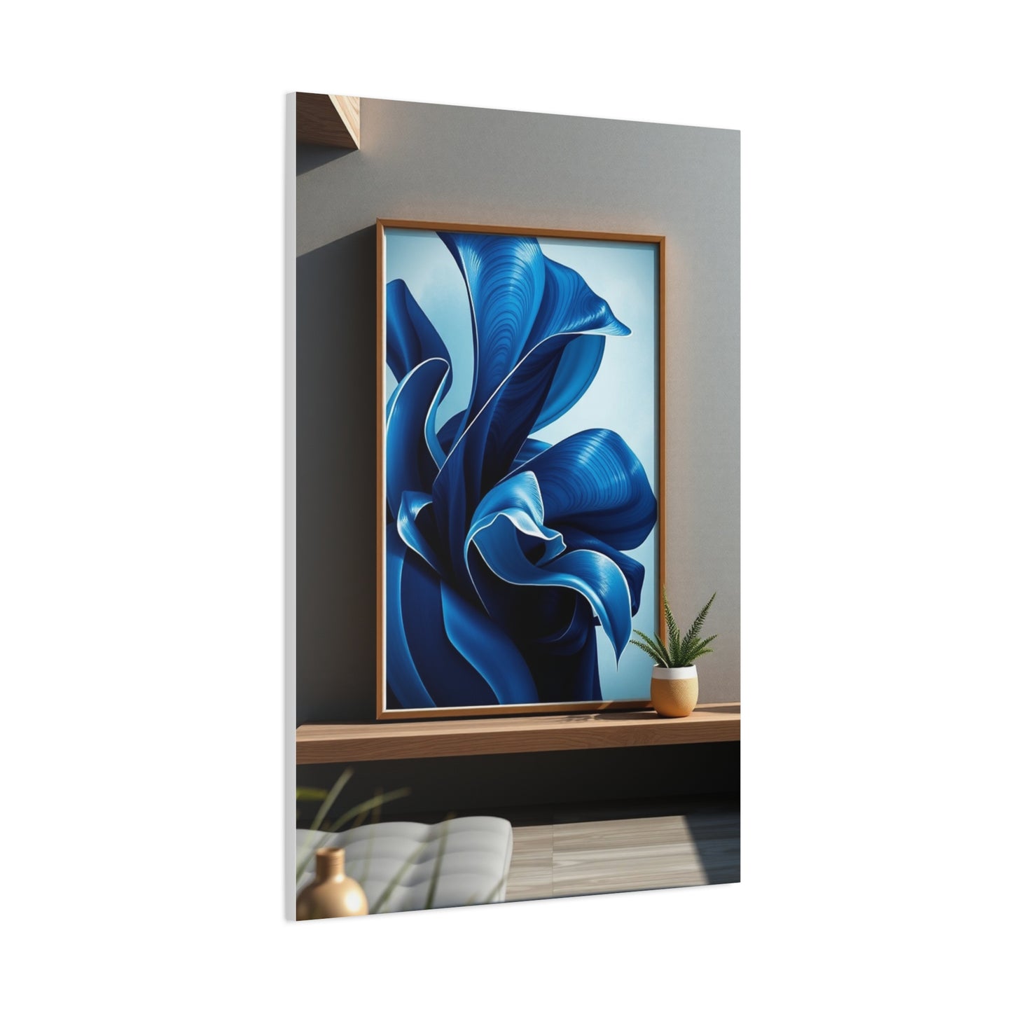 Navy Blue Art Supreme Canvas Wall Art & Canvas Print