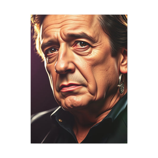 Johnny Cash Art Supreme Canvas Wall Art & Canvas Print