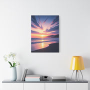 Vibrant Skyburst Seaside Sunset Wall Art & Canvas Prints