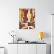 Woven Fiber Art Inspired Abstract Wall Art & Canvas Print