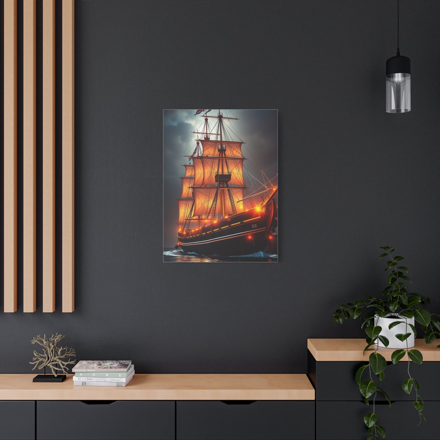 Vision Ship Art Art Wall Art & Canvas Print