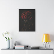 Dark Crimson Rose Still Life Wall Art & Canvas Print