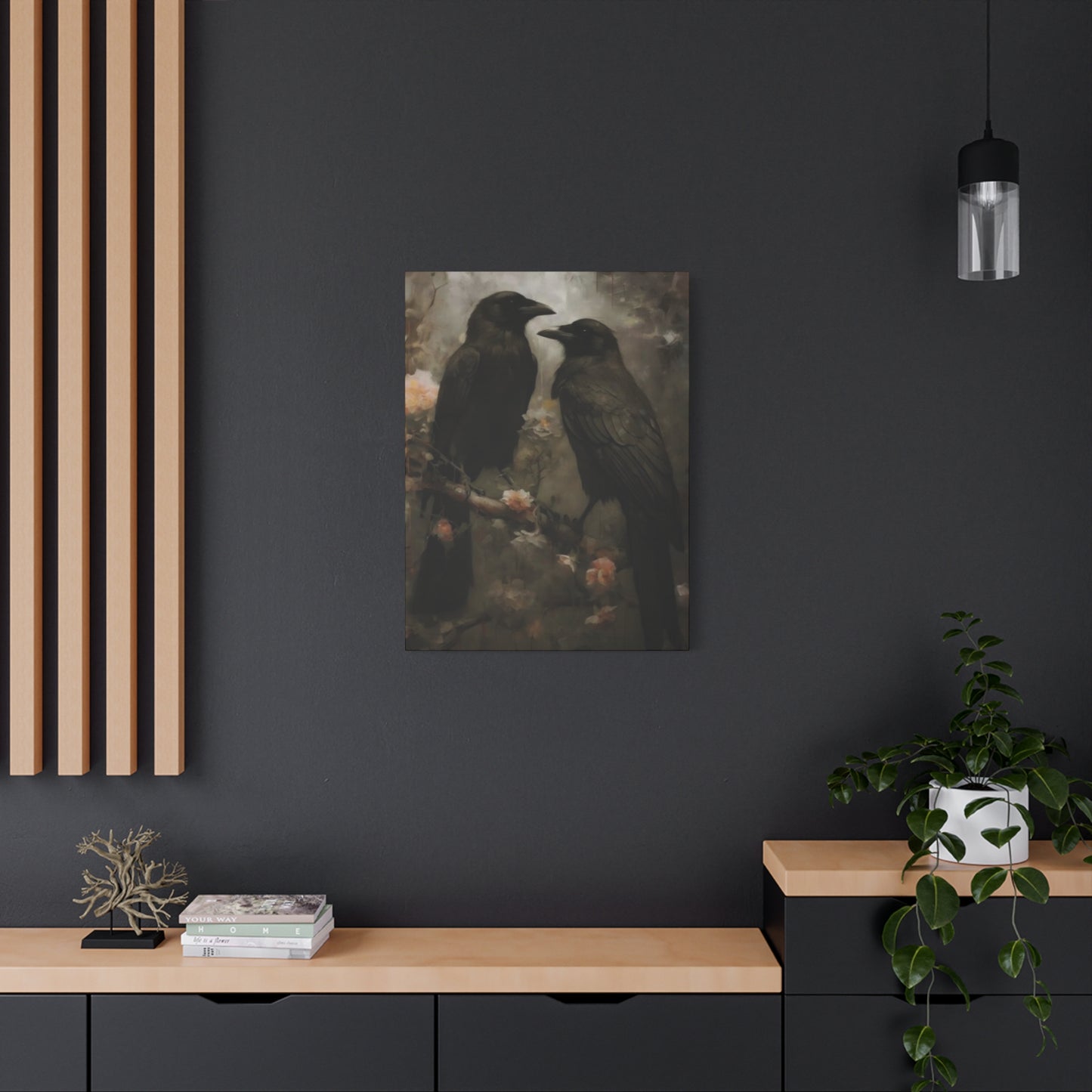 Scary Crows Halloween Wall Art & Canvas Prints