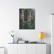 Venetian Palace Canal Entrance Wall Art & Canvas Print