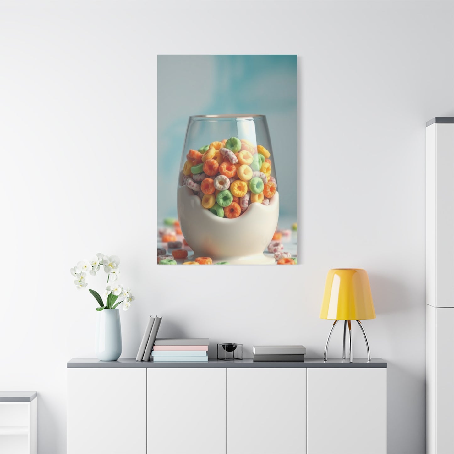 Opulent Cereal Symphony Canvas Wall Art & Canvas Print