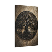 Metal Tree of Life Sculptural Relief Trees Wall Art & Canvas Print