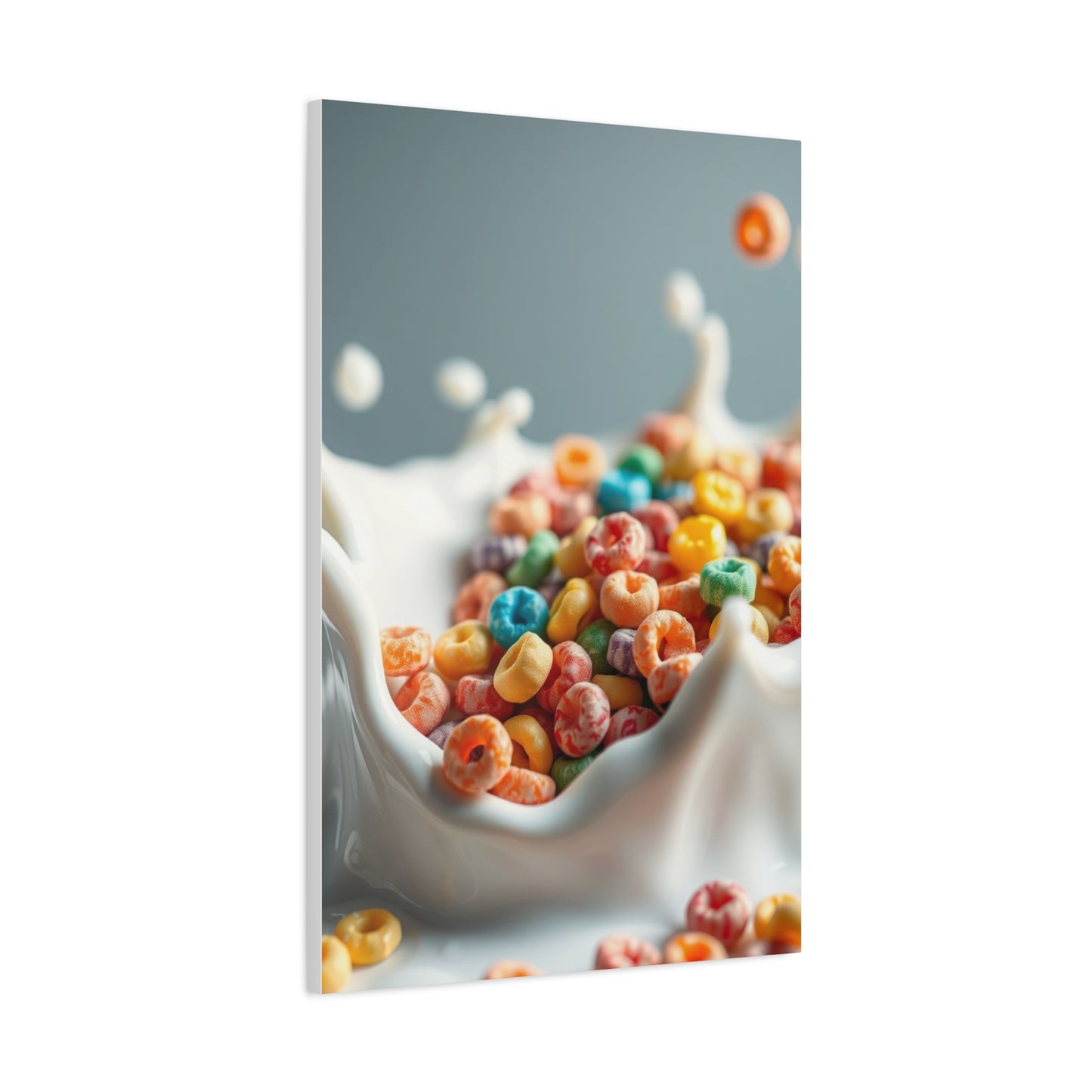 Gourmet Milk Cascade Canvas Wall Art & Canvas Print