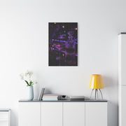 Violet Cocktail Lounge Still Life Wall Art & Canvas Print