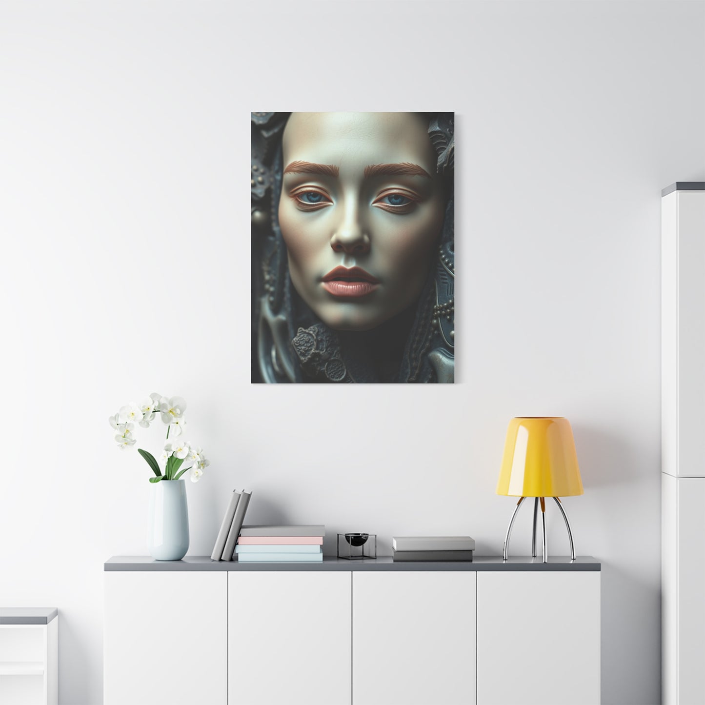 Charcoal, Onyx, and Ivory Art Supreme Canvas Wall Art & Canvas Print