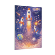 Space Explorer Rockets & Constellations – Wall Art & Canvas Print