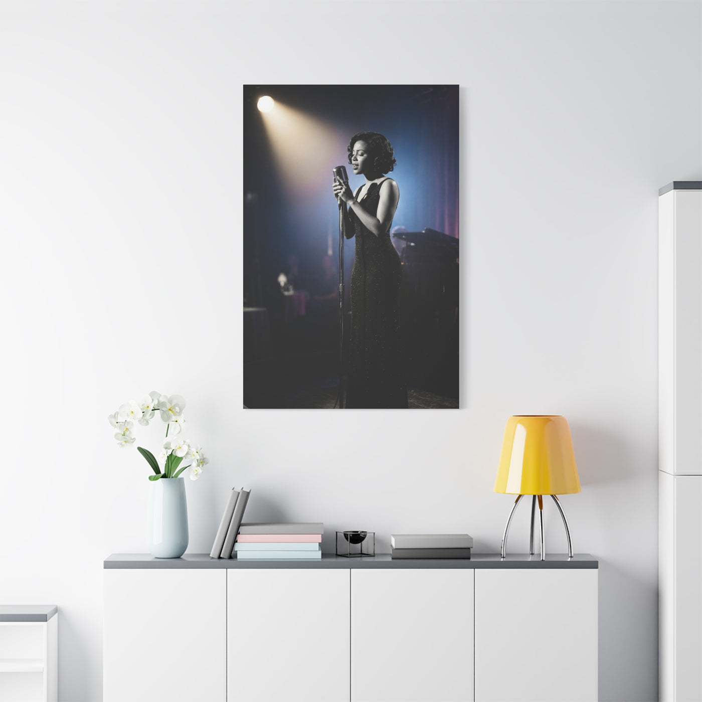 Ambient Turntable Night Mood Wall Art & Canvas Print