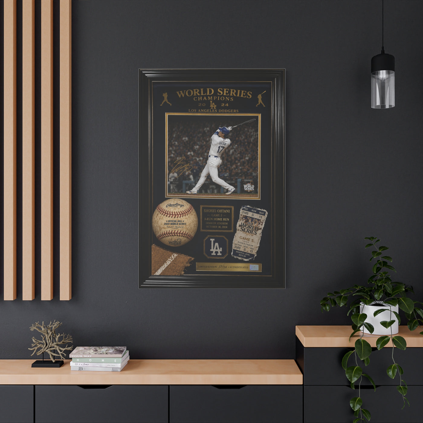 Shohei Ohtani World Series Memorabilia Sports Wall Art & Canvas Print