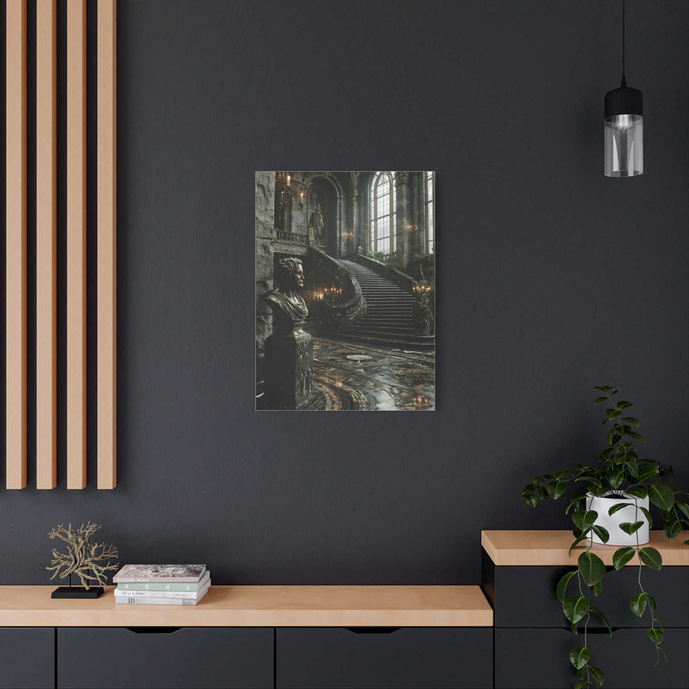 Grand Italian Staircase Interior Wall Art & Canvas Print