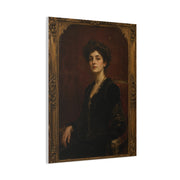 Victorian Portrait Lady in Gilded Frame Wall Art & Canvas Print