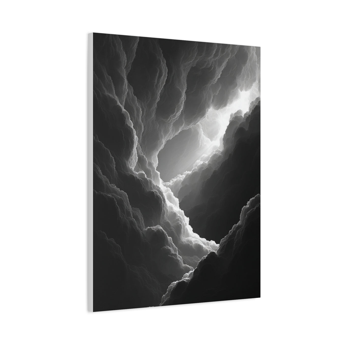 Dramatic Light Through Storm Clouds Wall Art & Canvas Print
