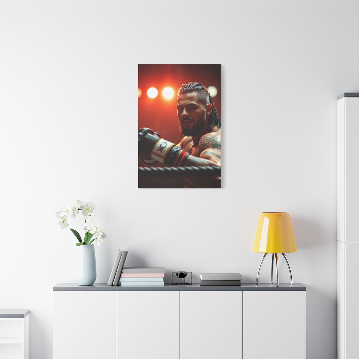 Vision Wrestling Art Art Wall Art & Canvas Print