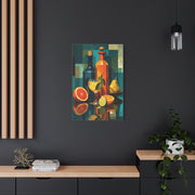 Cubist Dining Still Life Wall Art & Canvas Print