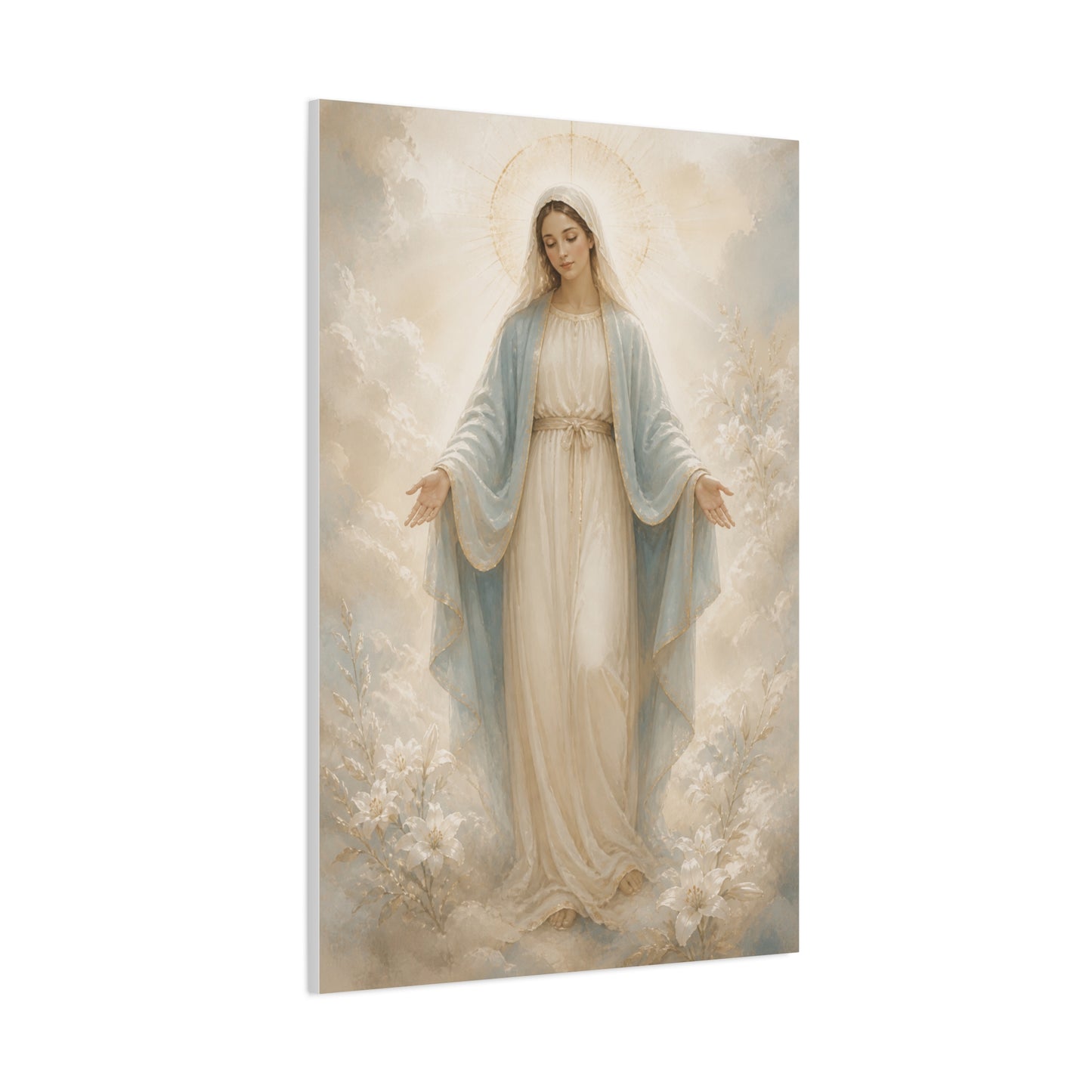 Our Lady of Grace Soft Luminous Portrait Wall Art & Canvas Print