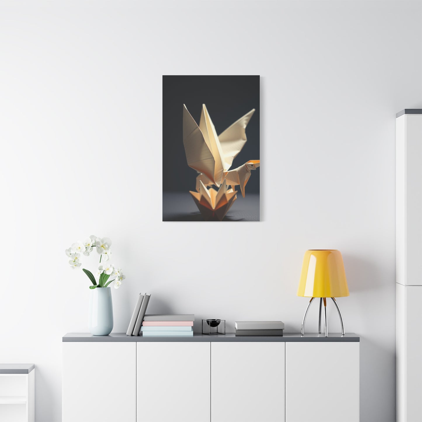 Artistry of Folded Whispers Wall Art & Canvas Print