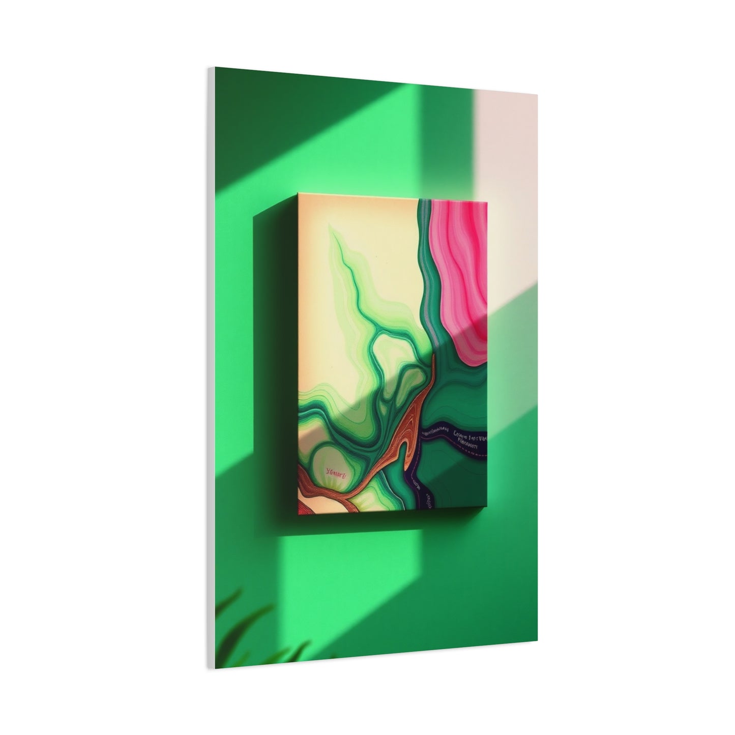 Collection Green & Pink Canvas Art Art Wall Art & Canvas Print