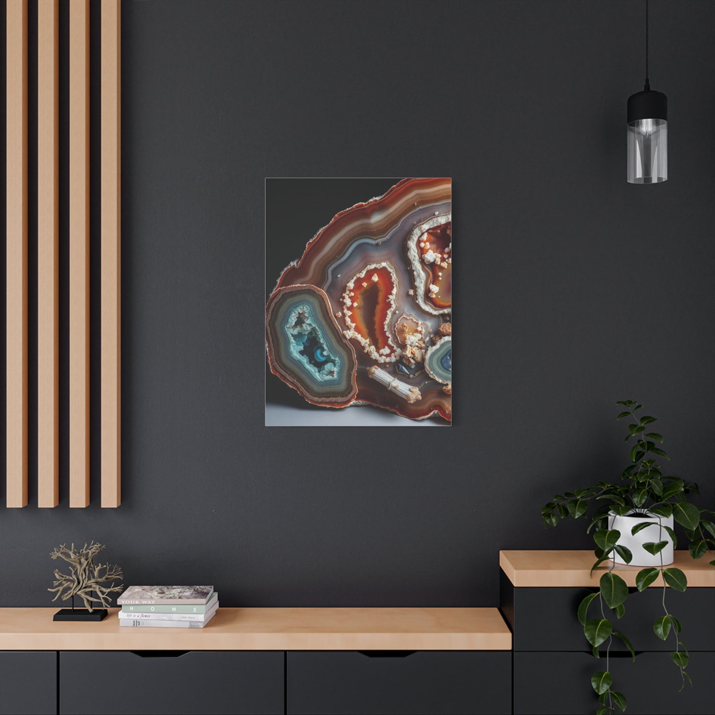 Agates, Geodes & Minerals Art Refined Canvas Wall Art & Canvas Print