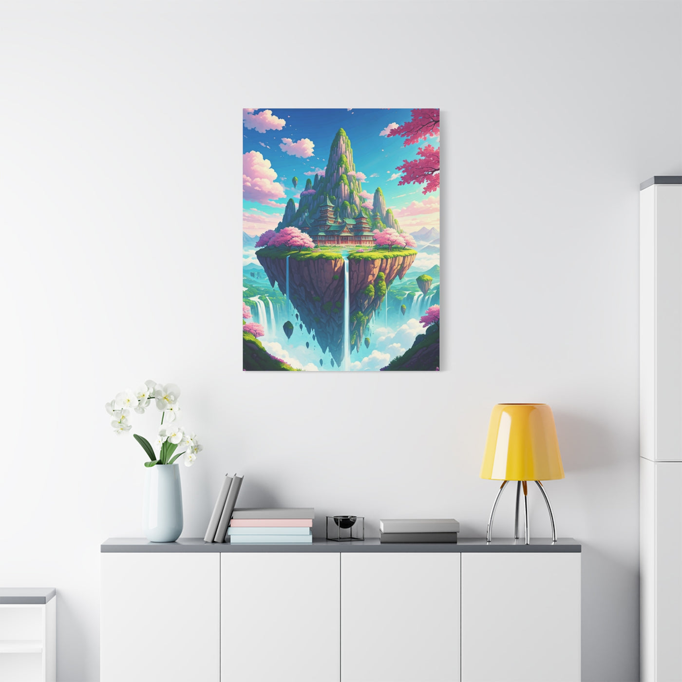Floating Mountain Sanctuary Wall Art & Canvas Prints
