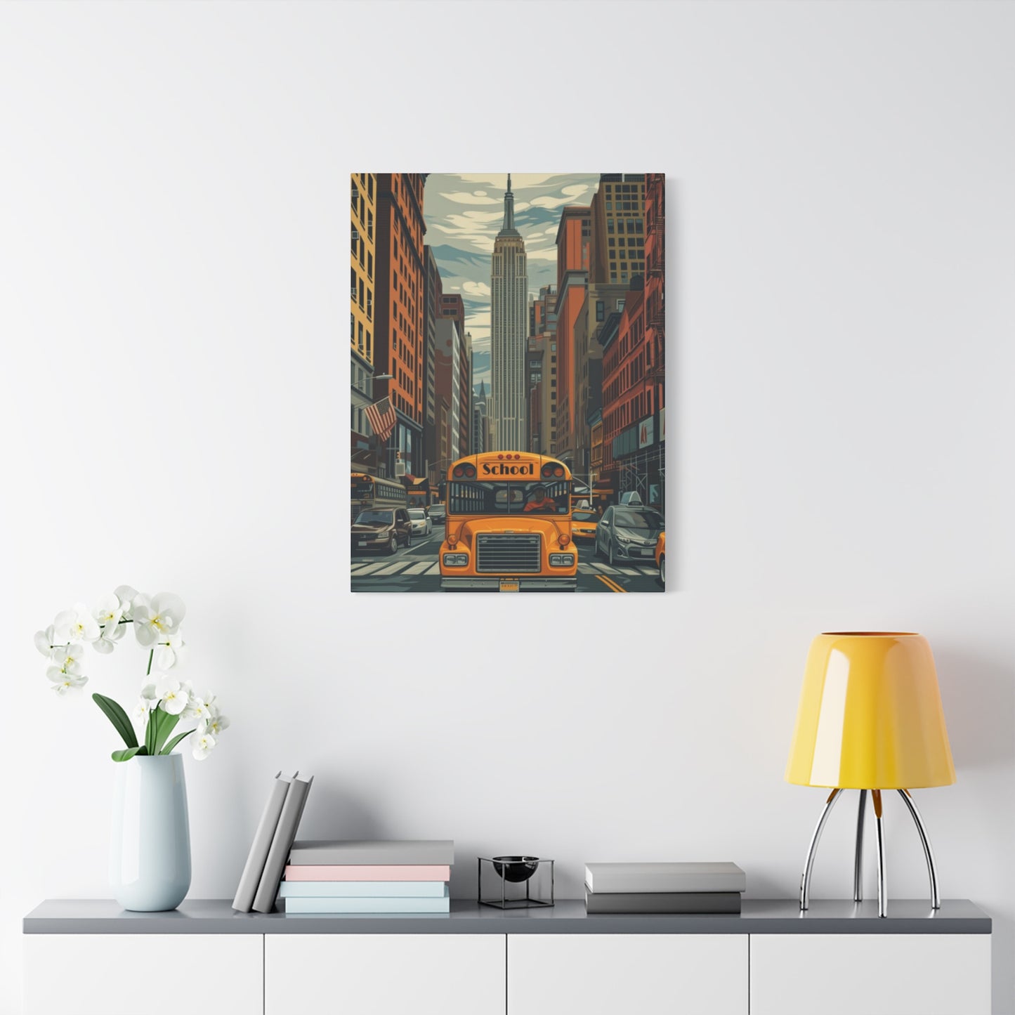 Bus Of New York City Wall Art & Canvas Prints