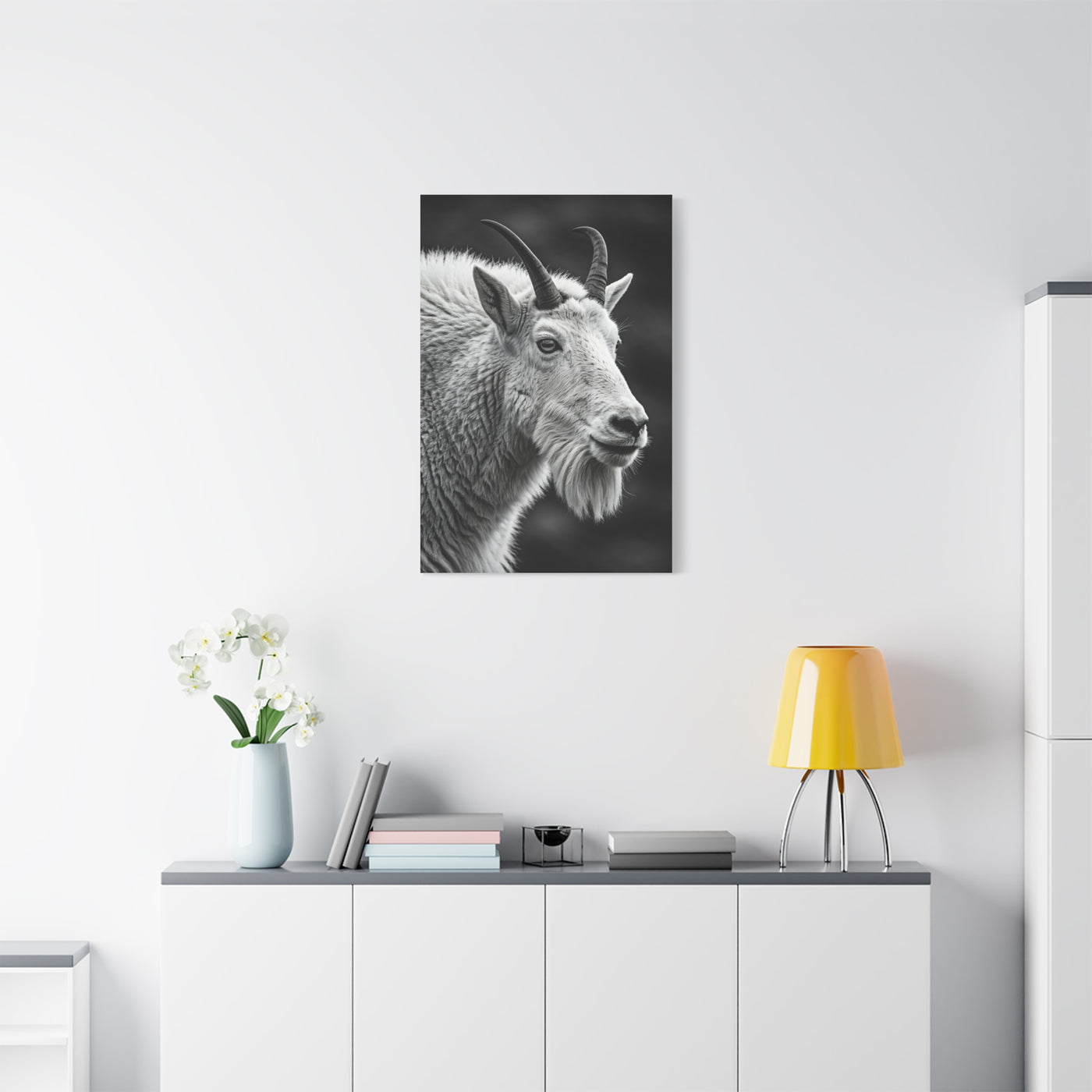 Alpine Goat Portrait Wall Art & Canvas Prints