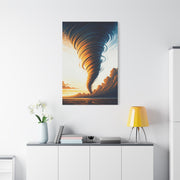 Golden Hour Tornado Landscape Wall Art & Canvas Prints