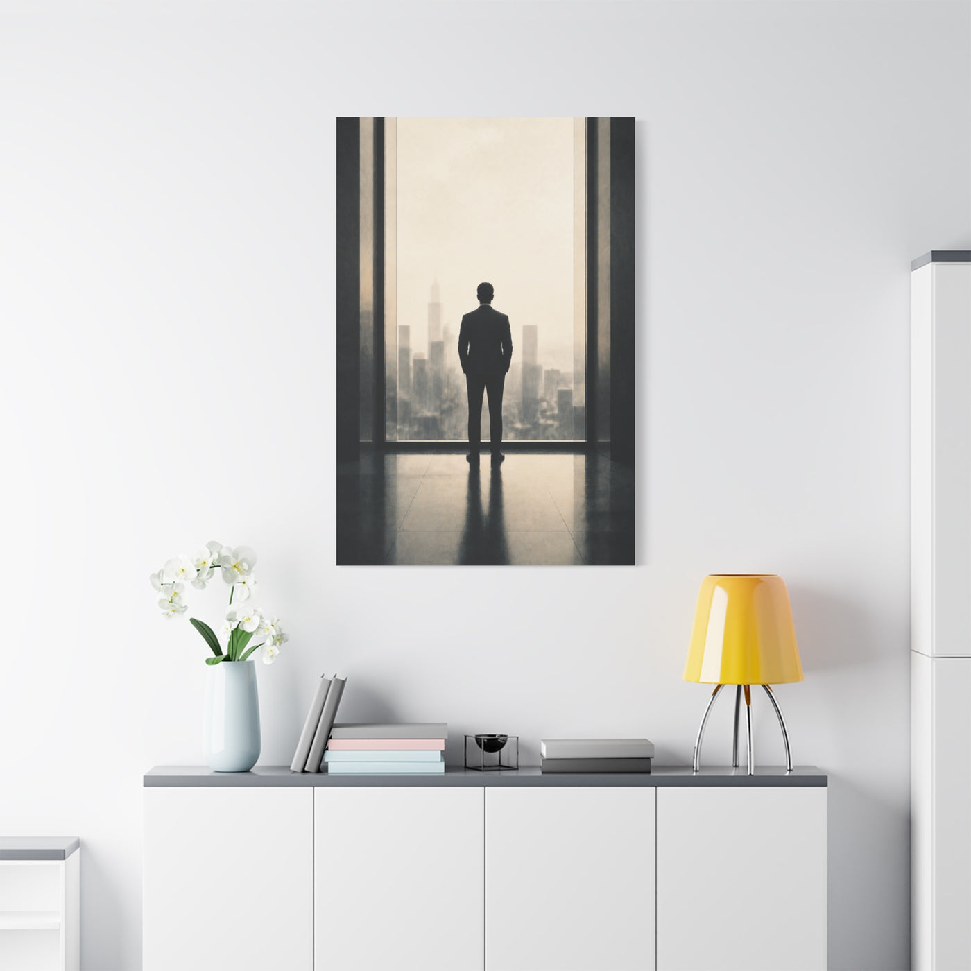 Leadership Vision Window Silhouette Wall Art & Canvas Print
