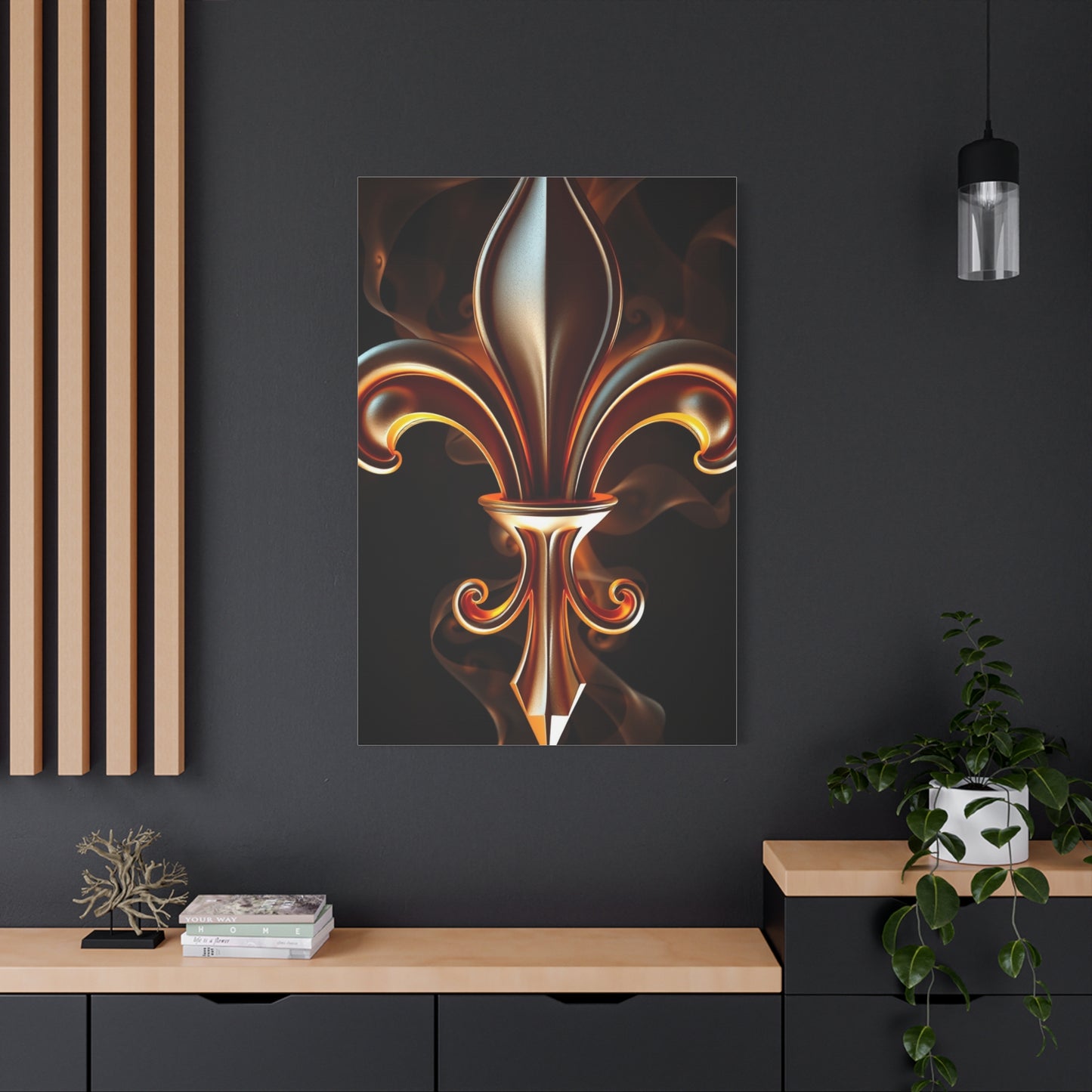 Supreme Fleur-de-Lis Art Beautiful Collection Wall Art & Canvas Print
