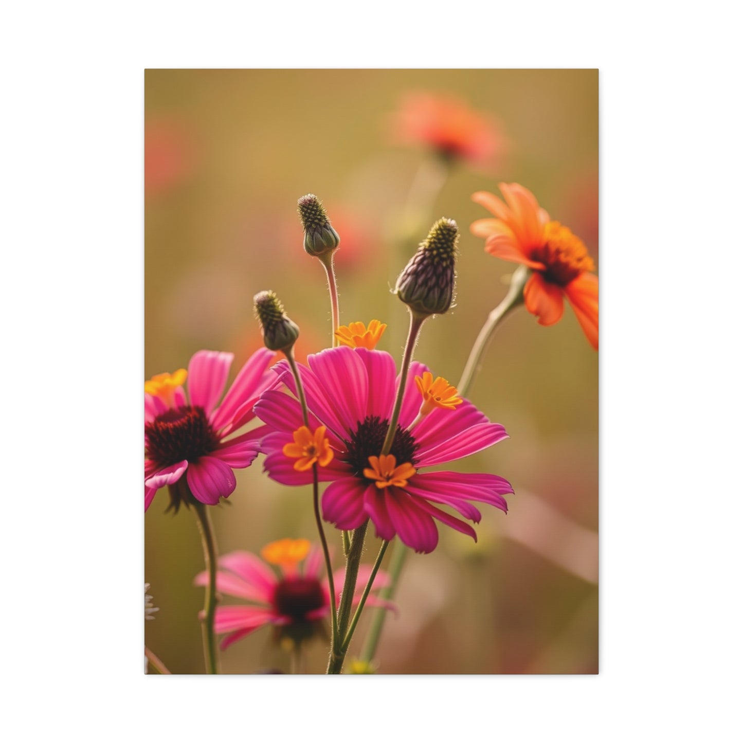 Supreme Wildflowers Art Beautiful Collection Wall Art & Canvas Print