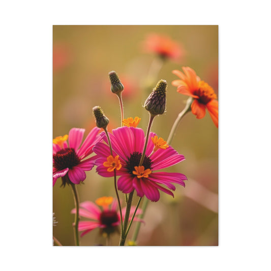Supreme Wildflowers Art Beautiful Collection Wall Art & Canvas Print