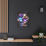 Cosmic Vinyl Orbit Wall Art & Canvas Print