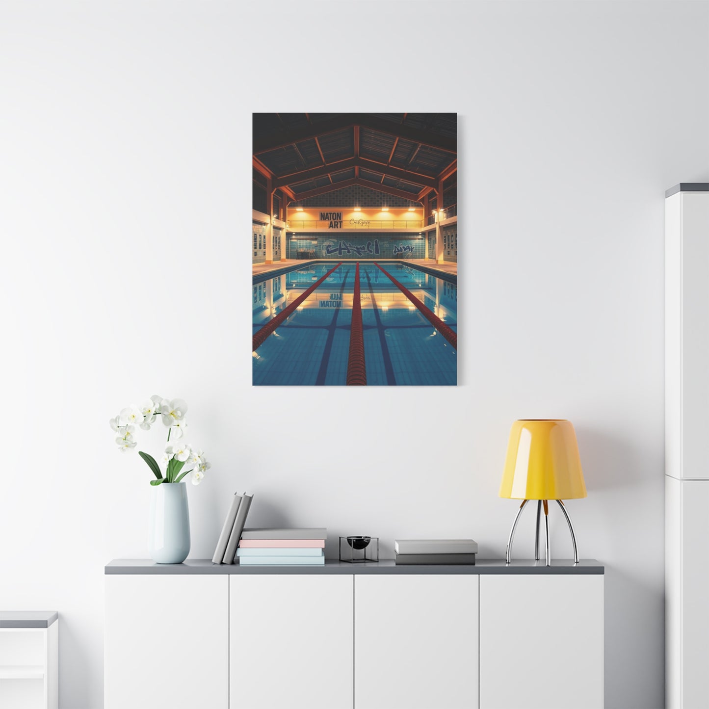 Swimming Pool Art Supreme Canvas Wall Art & Canvas Print