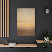 Minimal Desert Horizon Sunset Panorama Wall Art & Canvas Print