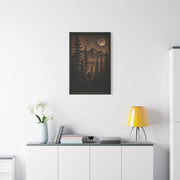 Pacific Northwest Bigfoot Forest Wall Art & Canvas Print