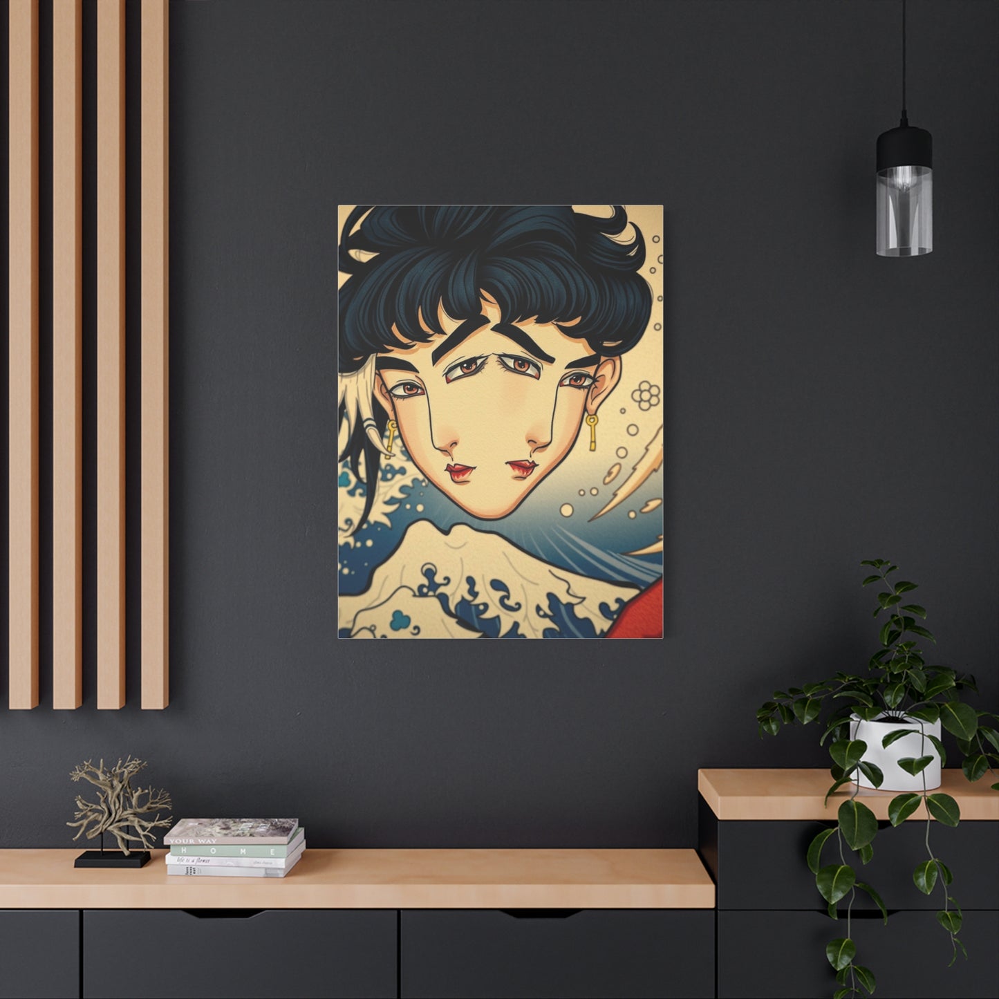 Celestial Ukiyo-e Masterpiece Wall Art & Canvas Print
