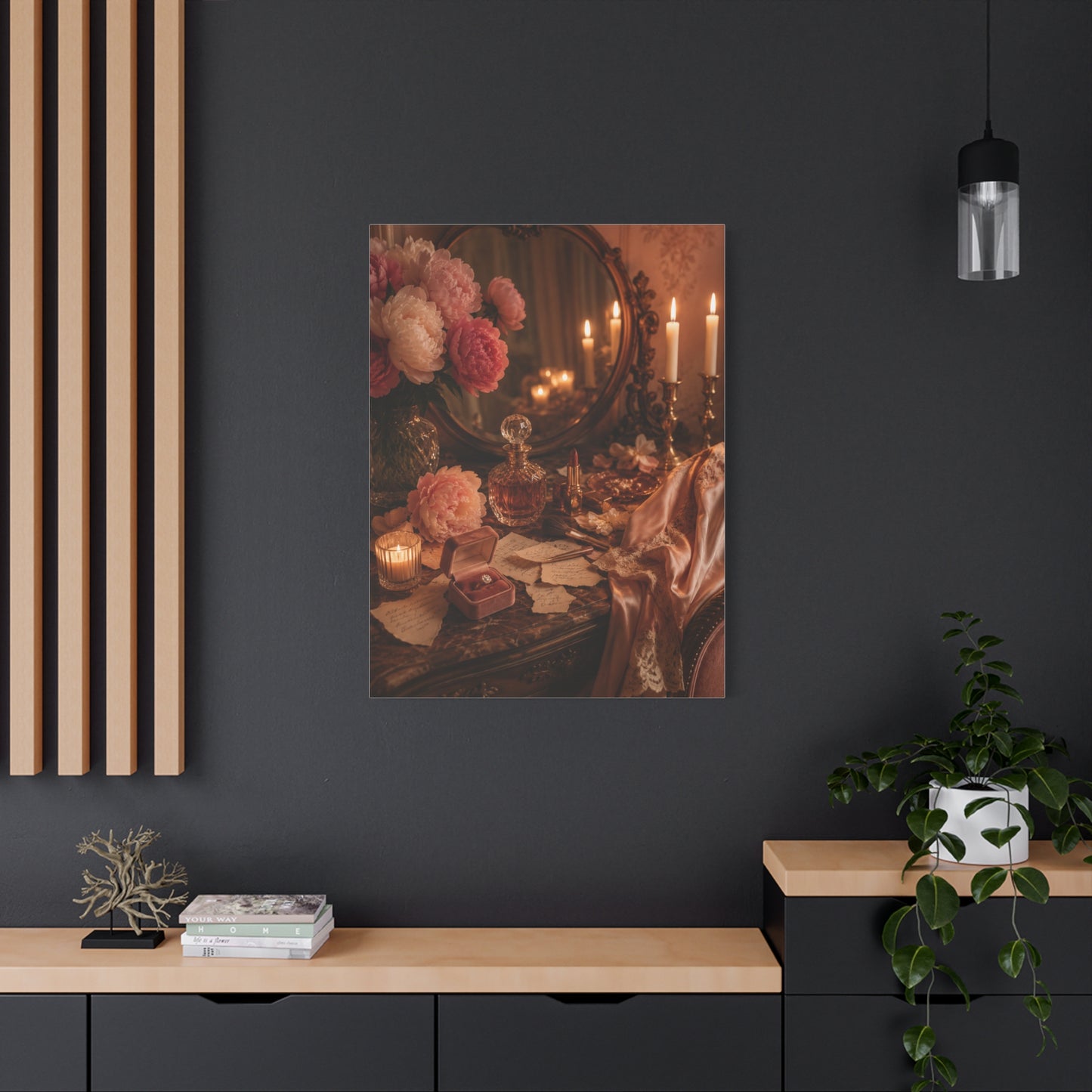 Vintage Vanity Love Letter Still Life Wall Art & Canvas Print