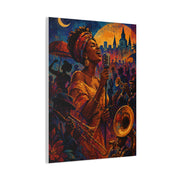 Jazz Festival Vocalist Celebration Wall Art & Canvas Print