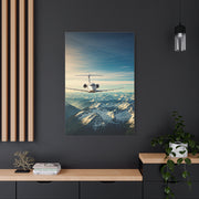 Mountain Summit Jet Journey Wall Art & Canvas Prints