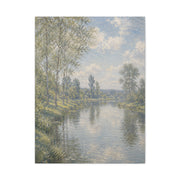 Beside Still Waters Impressionist Scripture Wall Art & Canvas Print