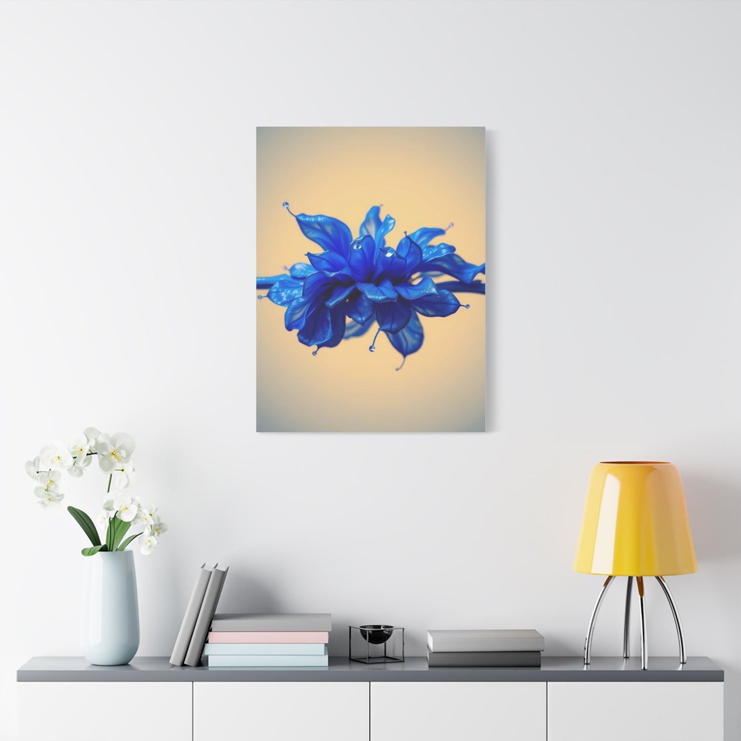 Supreme Collection Blue & Gray Art Wall Art & Canvas Print