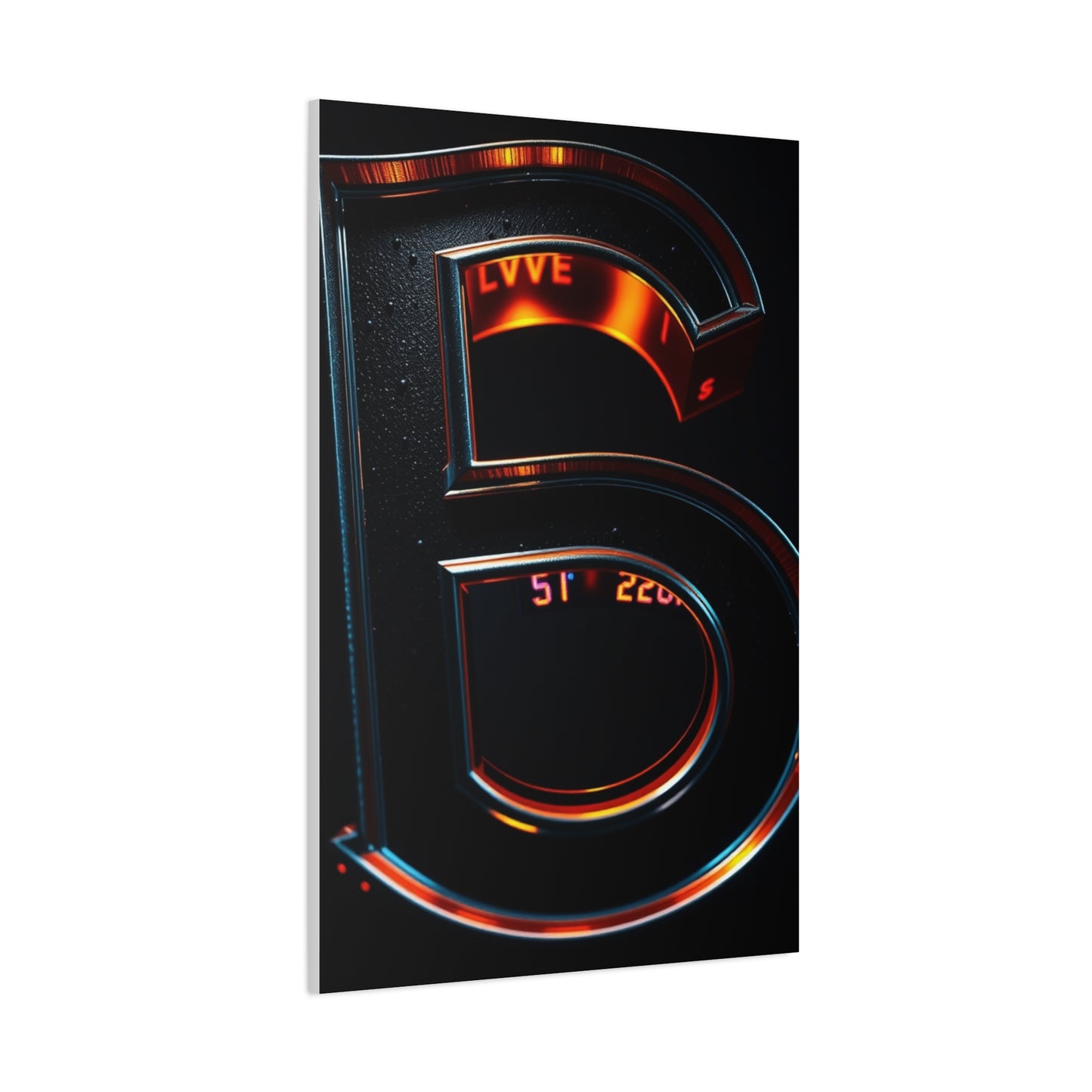 Alphabet & Letter B Art Refined Canvas Wall Art & Canvas Print