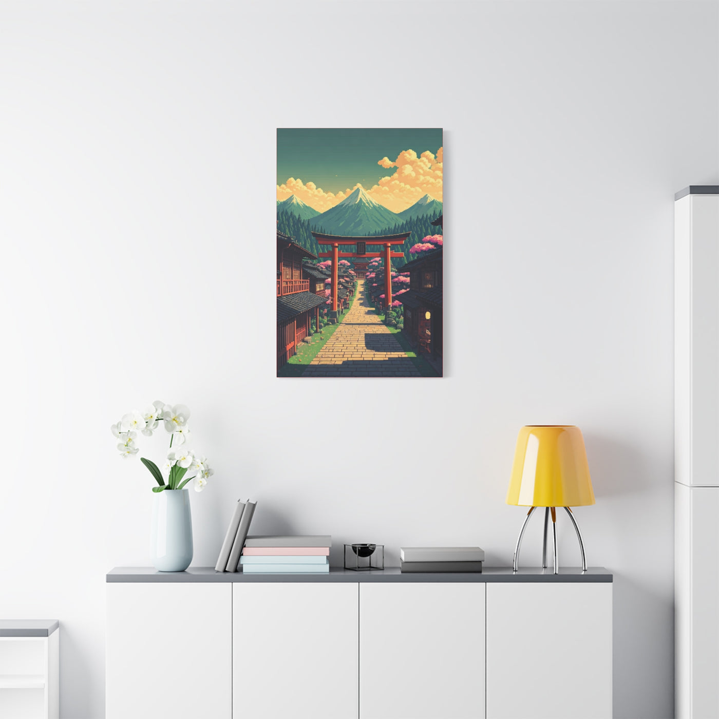 Torii Path to the Mountains Wall Art & Canvas Prints
