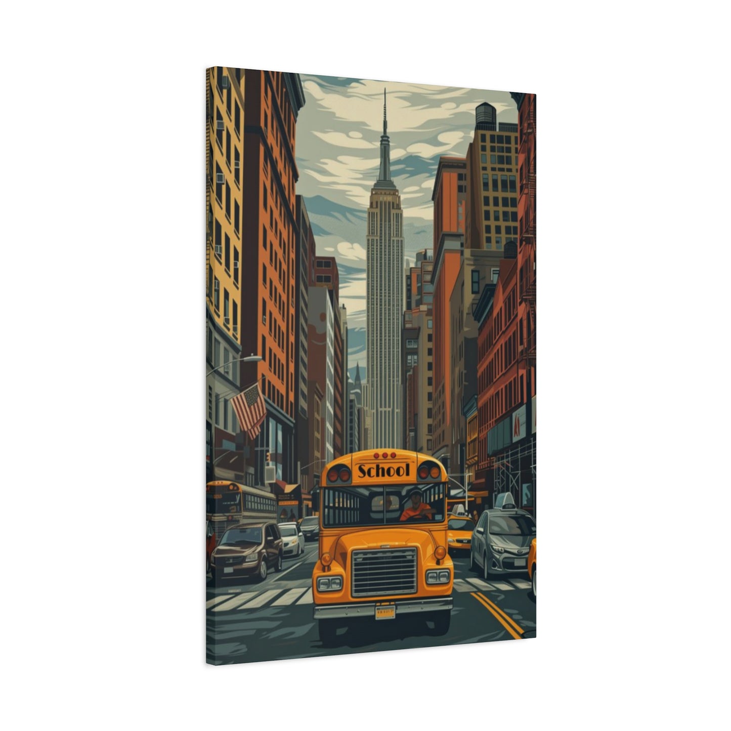 Bus Of New York City Wall Art & Canvas Prints