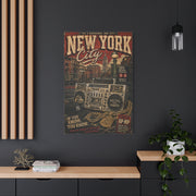 Vintage Hip Hop NYC Poster Scene Wall Art & Canvas Print