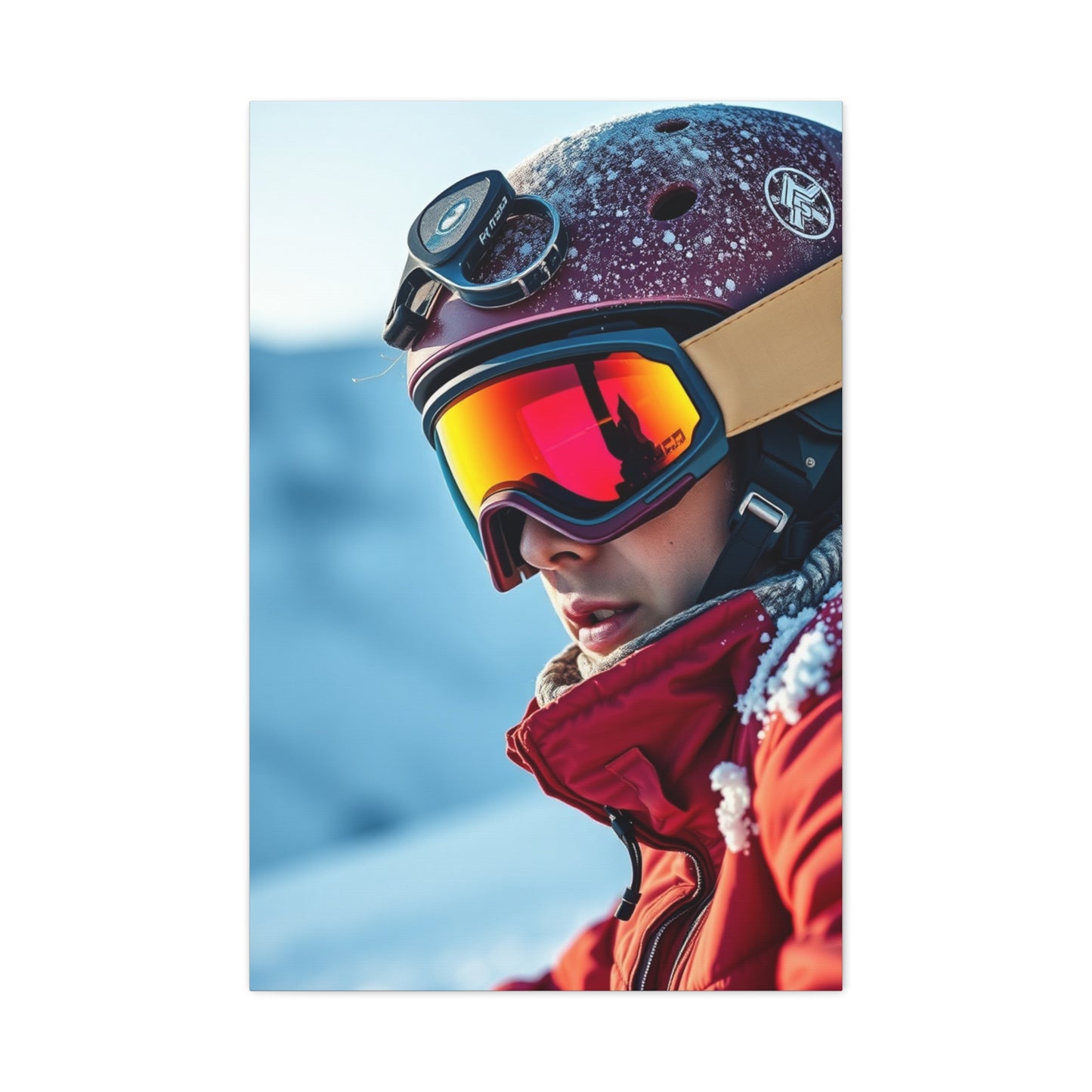 Skiing Art Supreme Canvas Wall Art & Canvas Print