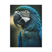 Regal Blue Macaw Portrait Wall Art & Canvas Prints